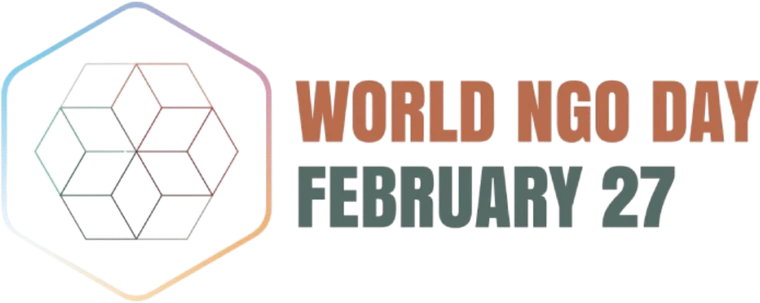 The modernized World NGO Day logo