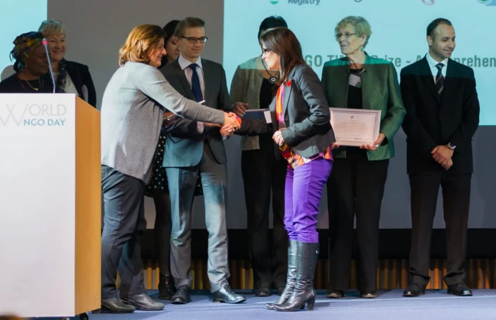 A World NGO Day recognition moment