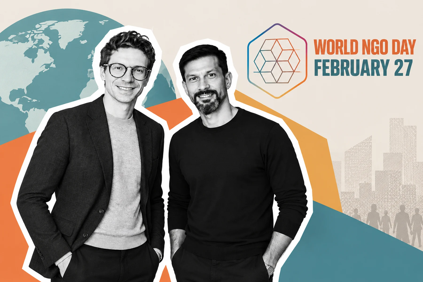 Marcis Skadmanis and Vinícius Taddone — World NGO Day
